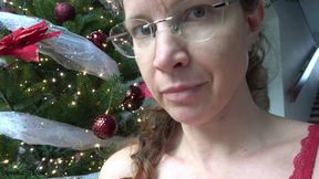 Licking Under the Christmas Tree
