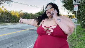 stranded chubby chick crystal blue would do anything for a ride jm1331