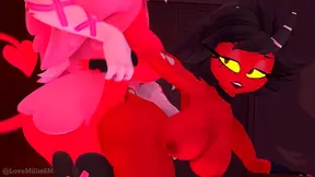 Hot Cartoon Futa fucks Cutely for Steamy Hentai Action