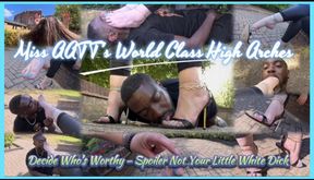 Miss AATT's World Class High-Arches Decide Who's Worthy - Spoiler: Not Your Little White Dick - Ft Miss AATT & EliteFeetStreet