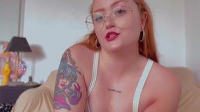 Cuckolded husband watches as his wife gets her throat fucked by another man