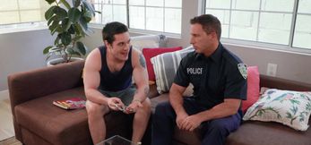 Officer Reese Handcuffs Stud for a Dirty Lesson