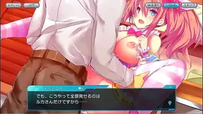 Naughty Anime Babe Shows Off Busty Body for Blowjob & Giant Cock Fun