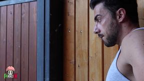 passionate stepsis polly yangs caught yoga leads to risky garden sex