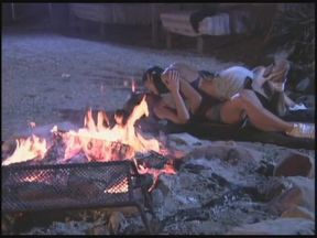 Hot gorgeous teens having fun during a hiking trip