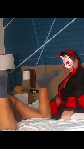 Nasty Sloppy Interracial Rimjob by Deaf Pornstar Juliette Latte