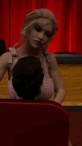 Nursing Back To Pleasure: Hot Blonde Girl Having Sex In The Theater Room - Ep46   Clip 1