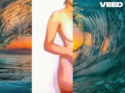 BEAUTIFUL HAWAII FEMALE SHOWERS IN WATER