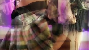 Sexy sissy teen Avril Lavigne dancing CD TV TS