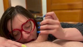nerdy girlfriend bj pov