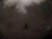 Superchub plays with his belly and flashes his jockstrap