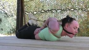 The Spain Files - Supertight Chicken Wing Hogtie Endurance Challenge for Roxy - Full Clip wmv SD