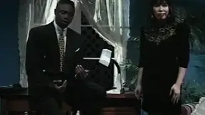 Old black gangster dominates submissive Asian women in dangerous session