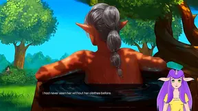 Elven Queen Reveals All in Sensual Bath Scene – A Forbidden Fantasy Unfolds