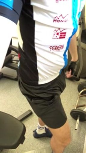 My BIG BULGE at the GYM