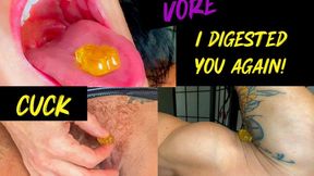 Cuck Punishment Digestion Part 2:From My Labia To My Lips