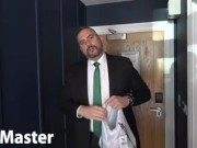 Suited hotel manager orders you to use dildos & to jerk for him POV PREVIEW