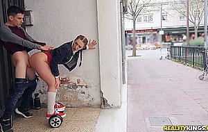 Pamela Sanchez and her Sex Segway Roam the Streets