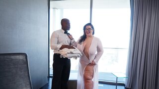 Thick BBW in Glasses Teased, Pounded, and Face Splattered