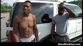 Blacks on boys - Nasty gay interracial hardcore action 05
