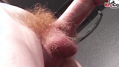 Slender German men fuck themselves anally without a condom