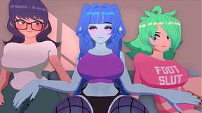 Animation of x