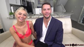 Charmer Dan Damage�s Hairy Chest Gets Lubed By Beauty Chloe Temple