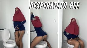 Desperate pee in my toilet