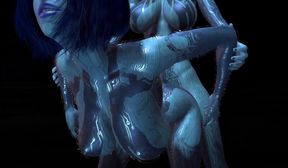 Cortana is having trouble with one of her Clones | Halo Porn Parody