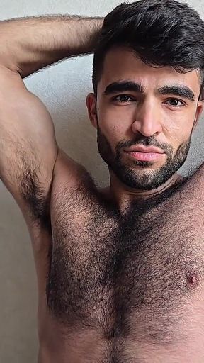 Naked Training, Sweaty Body, Hard Cock and a Very Messy Ending