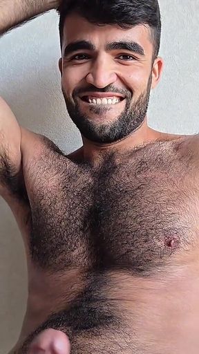 Naked Training, Sweaty Body, Hard Cock and a Very Messy Ending