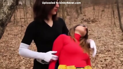 Superheroine Knocked Out And Gagged!