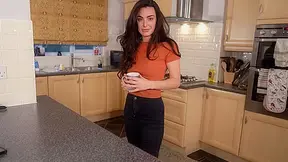 Do You Wanna Fuck? - Horny Brunette MILF Solo - SexLikeReal