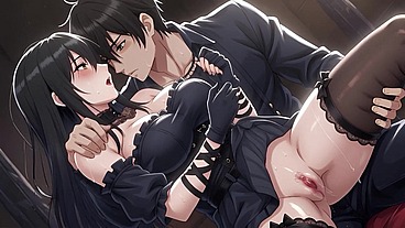 Demure Gothic Girl with Rock Star - Full Movie 2 Hentai
