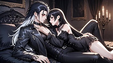 Demure Gothic Girl with Rock Star - Full Movie 2 Hentai