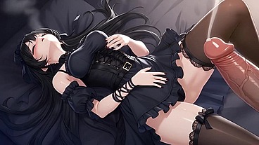 Demure Gothic Girl with Rock Star - Full Movie 2 Hentai