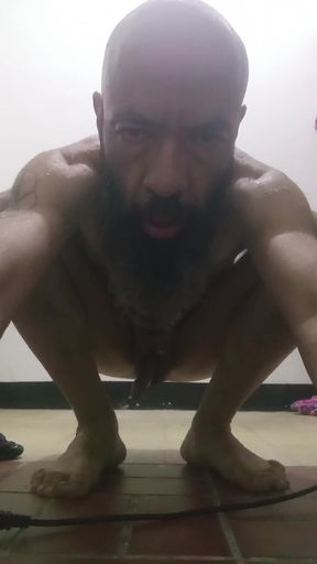 Exercising My Penis and Ass in the Mornings After the Shower