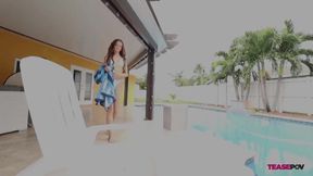 Poolside POV Tease Play