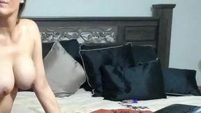 Mature Lady Undresses and Caress Herself