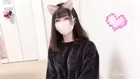 Japanese big-breasted cat cosplay