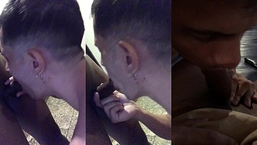 Mamando o cafuçu que conheci no baile da Rocinha no Rio de Janeiro, piroca grande e grossa