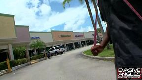 EVASIVE ANGLES Kaylee Kisses loves cum, so when she finds out how much this hung black man wants to jizz all over her face