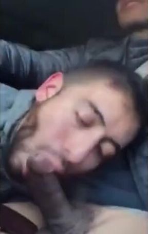 Driving Blow Job - Big Cock Surprise on the Road!