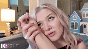 Vampire Biting and Draining Glamored and Helpless Sydney!