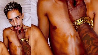 Fat black guy fucked his mouth-watering Brazilian twink in femboy lingerie