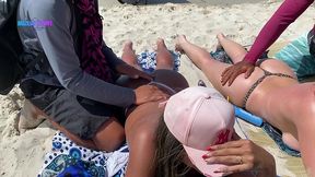 dois vendedores safados passaram protetor solar em mim e na thay ksada...