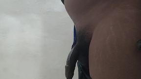 Cum Spewing out Big Black Cock