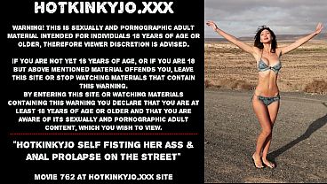 Hotkinkyjo's Extreme Ass Play in Public