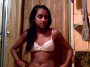 Playful webcam Desi nympho feels great while playing with toy