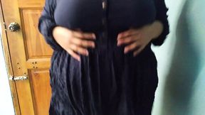 Blowing Up Sexy Arab MILF Step Mom's Juicy Boobs & Humping Her Thick &mdash;  Shaking Booty